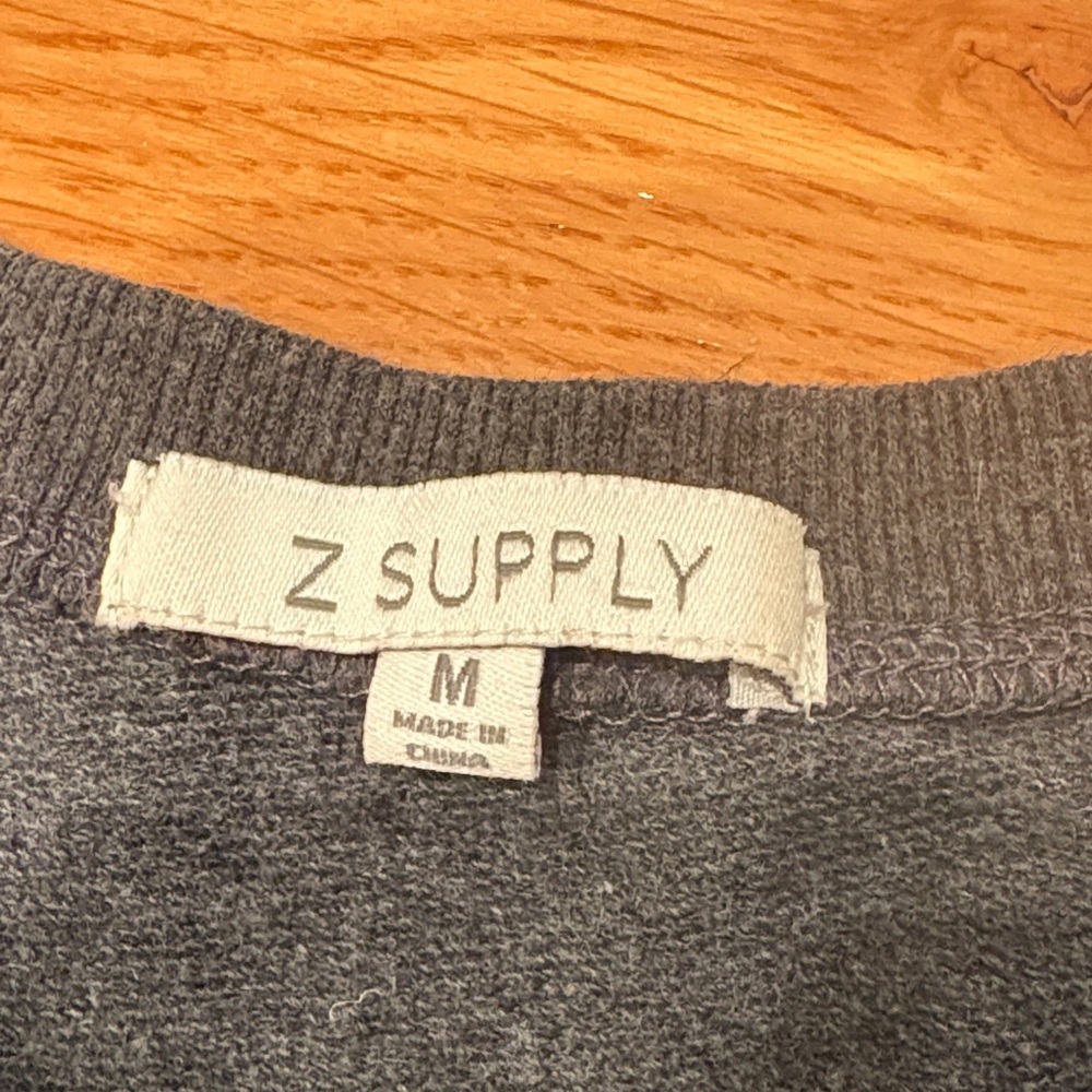 Z Supply Black Camo Sweatshirt - Picture 2 of 5